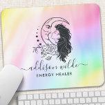 Alfombrilla De Ratón Celestial Mystic Moon Goddess Rainbow Business<br><div class="desc">Almohadilla de ratón Celestial Mystic Moon Goddess Rainbow Business: Eleva tu espacio de trabajo con encanto cósmico usando nuestra almohadilla de ratón. Perfecto para maestros de reiki espiritual, medios psíquicos, instructores de yoga, profesionales de salones de belleza, entusiastas de la astrología y más. Aprovecha la magia de la luna y...</div>