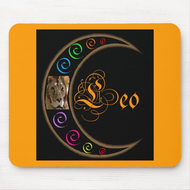 Alfombrilla De Ratón Celestrial Moon Leo (Frente)
