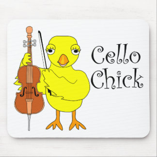 Alfombrilla De Ratón Cello Chick Text