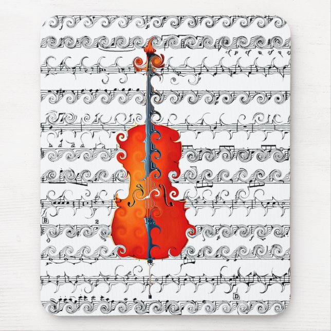 Alfombrilla De Ratón ¡Cello y yo rocamos! (Frente)