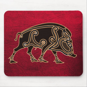 Alfombrilla De Ratón Celtic Boar Mousepad