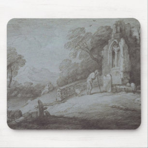 Alfombrilla De Ratón Cementerio de Thomas Gainsborough el   con la