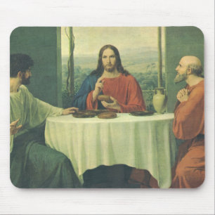 Alfombrilla De Ratón Cena de Gala en Emaús con Jesucristo