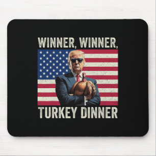Alfombrilla De Ratón Cena turca del ganador de Trump con humor