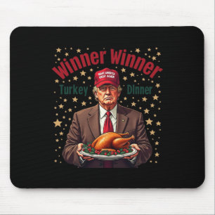 Alfombrilla De Ratón Cena turca del ganador de Trump con humor