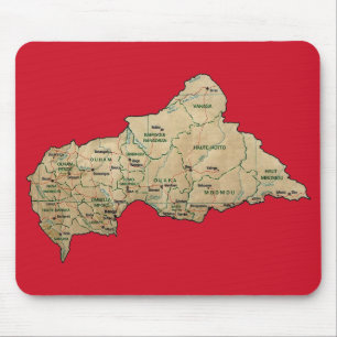 Alfombrilla De Ratón Centrafrique Map Mousepad