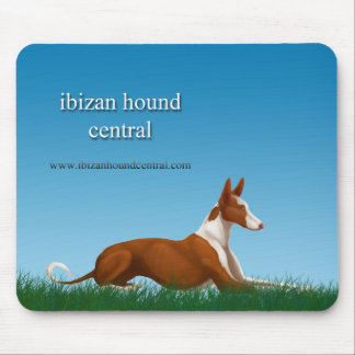 Alfombrilla De Ratón Central del perro de Ibizan