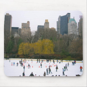 Alfombrilla De Ratón Central Park NY NYC Wollman Skating Rink Mousepad
