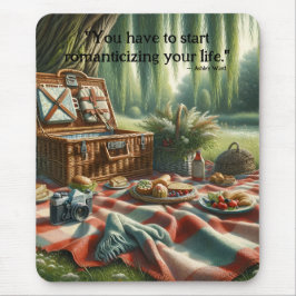 Alfombrilla De Ratón Centro de cabaña: Picnic Under the Willow