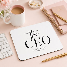 Alfombrilla De Ratón CEO Personalizado Minimalista Moderno