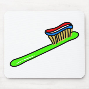 Alfombrilla De Ratón Cepillo de dientes