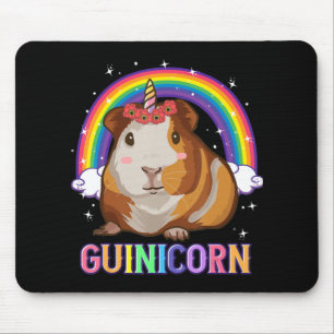 Alfombrilla De Ratón Cerdo De Guinea Para Chicas Guinea Cerdo Unicornio