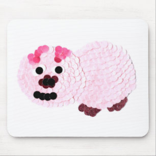 Alfombrilla De Ratón Cerdo rosa