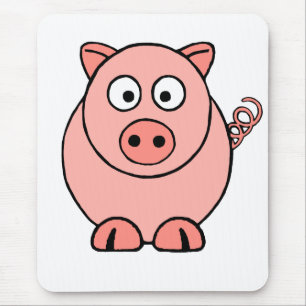 Alfombrilla De Ratón Cerdo rosado