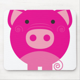 Alfombrilla De Ratón Cerdo rosado