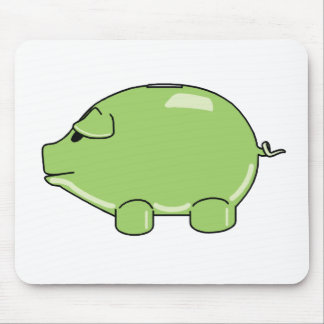 Alfombrilla De Ratón Cerdo verde Mousepad