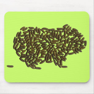 Alfombrilla De Ratón Cerdo w/Poopie Mousepad