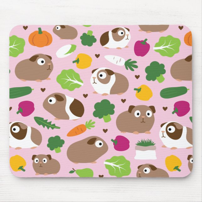 Alfombrilla De Ratón Cerdos de Guinea y sus tratamientos (Frente)