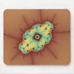 Alfombrilla De Ratón Cerebro cuadrado - Mousepad fractal