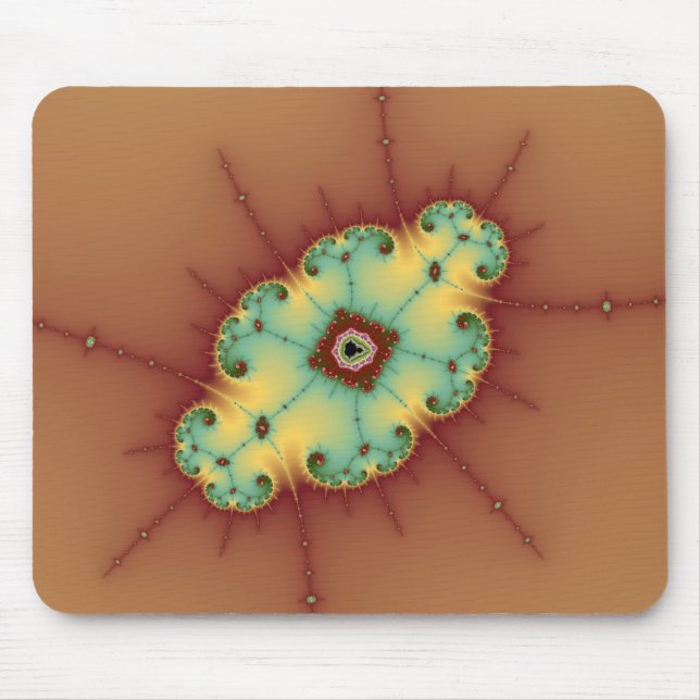 Alfombrilla De Ratón Cerebro cuadrado - Mousepad fractal (Frente)