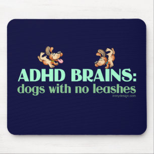 ALFOMBRILLA DE RATÓN CEREBROS DE ADHD