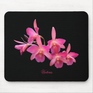 Alfombrilla De Ratón Cerise, rosa fuerte, rojo, cojín de ratón negro 