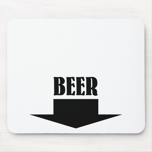Alfombrilla De Ratón Cerveza (Frente)