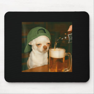 Alfombrilla De Ratón Cerveza Chihuahua Meme Divertido Perro Reacción Hu