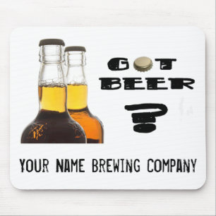 Alfombrilla De Ratón ¿Cerveza conseguida? U-Brew or Brewing Company