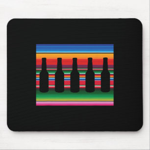 Alfombrilla De Ratón Cerveza cubierta mexicana T Shirt Serape Graciosa 