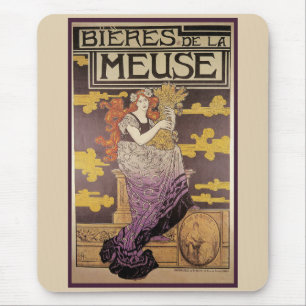 Alfombrilla De Ratón Cerveza de la Meuse de Marc Auguste Bastard