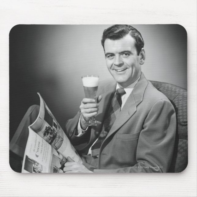 Alfombrilla De Ratón Cerveza helada (Frente)