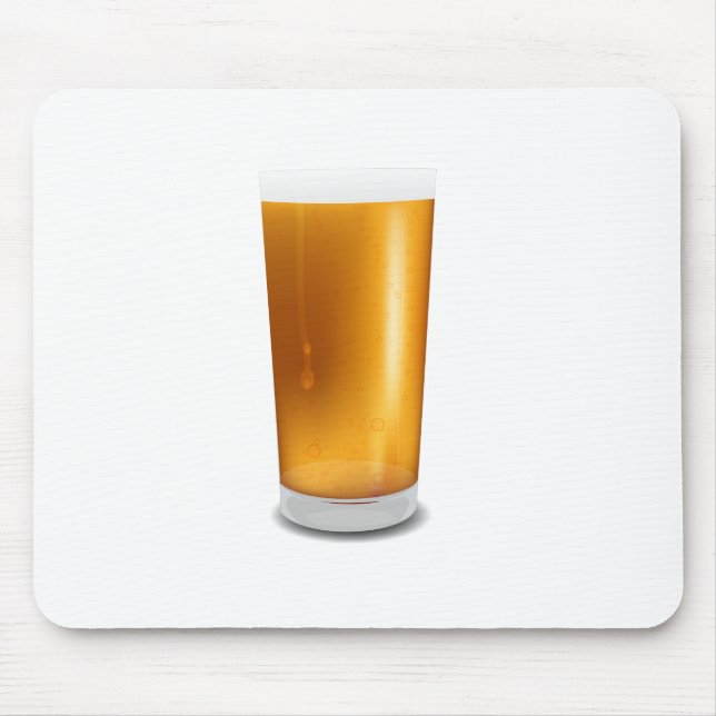 Alfombrilla De Ratón Cerveza lager (Frente)
