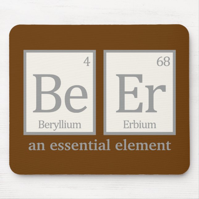 Alfombrilla De Ratón Cerveza, un elemento esencial (Frente)