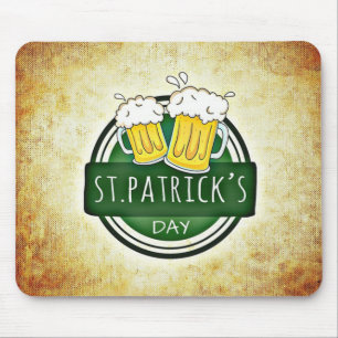 Alfombrilla De Ratón Cervezas del Día de San Patricio