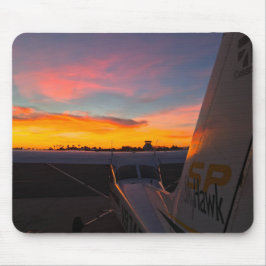 Alfombrilla De Ratón Cessna 172 al atardecer