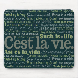 Alfombrilla De Ratón C'est La Vie personalizado mousepad
