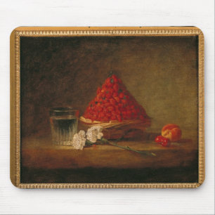 Alfombrilla De Ratón Cesta con las fresas salvajes, c.1761