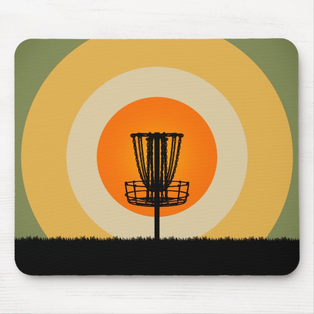 Alfombrilla De Ratón Cesta de Golf de Disco (Frente)