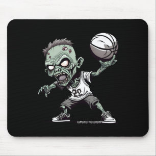 Alfombrilla De Ratón Cesta Del Diseño De Baloncesto No Muerto-Zombie
