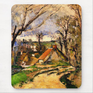 Alfombrilla De Ratón Cezanne - Cottages de Auvers