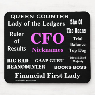 Alfombrilla De Ratón CFO femenino apoda nombres tontos groseros