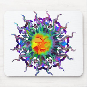 Alfombrilla De Ratón Chakra Sun Mousepad ligero