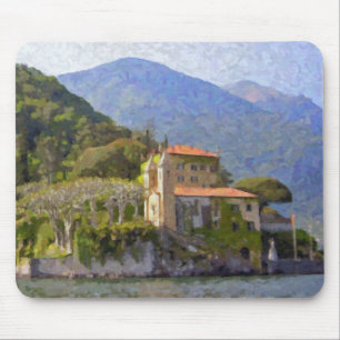 Alfombrilla De Ratón Chalet Balbianello, lago Como Mousepad
