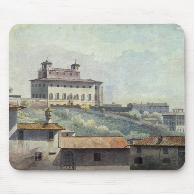 Alfombrilla De Ratón Chalet Medici, Roma, c.1776 (aceite en el papel) (Frente)