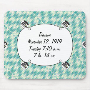 Alfombrilla De Ratón Chalkboard Sr. Amarillo y verde