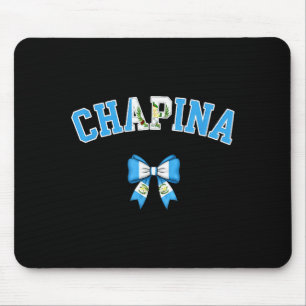 Alfombrilla De Ratón Chana Mujeres Guatemaltecas Coqueta Lazo Bandera d