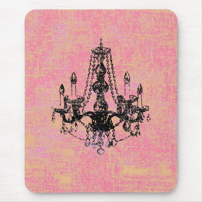 Alfombrilla De Ratón Chandelier Elegance ~ Mousepad (Frente)