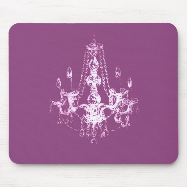 Alfombrilla De Ratón Chandelier Elegance ~ Mousepad (Frente)