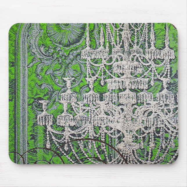 Alfombrilla De Ratón Chandelier Romance ~ Mousepad (Frente)